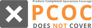 Product Completed Operations Coverage PCOC does not cover