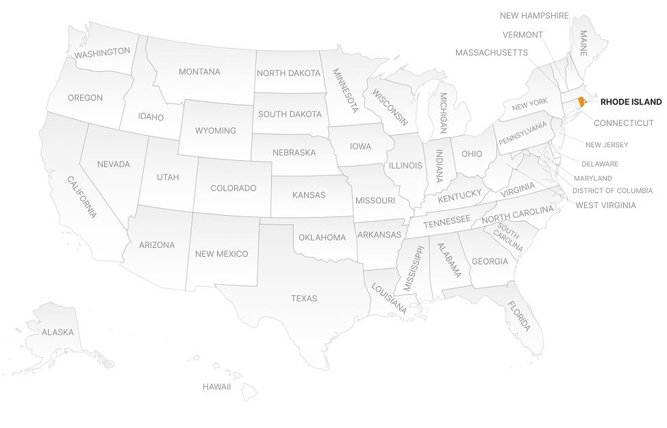 RHODE ISLAND MAP