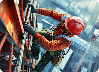 Trabajador de hierro-alturas de trabajo