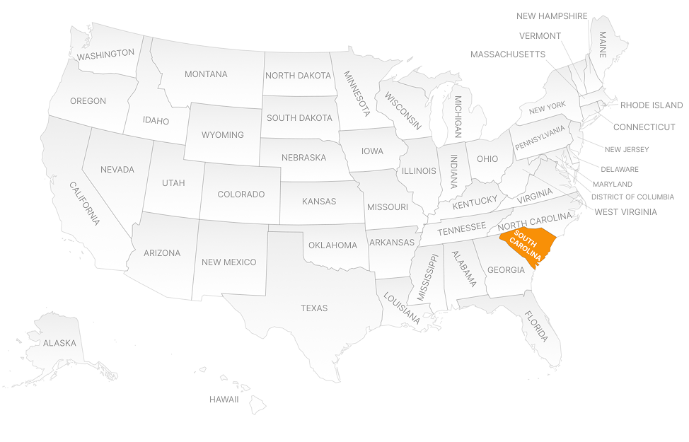 SOUTH CAROLINA MAP