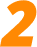 Number 1 orange icon