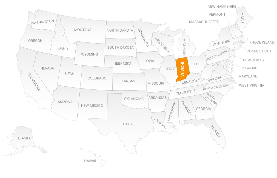 INDIANA Map