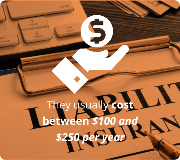 infographic of They usually cost between $100 and $250 per year-