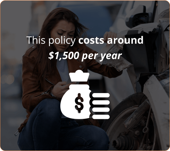 infographic of This policy costs around $1,500 per year