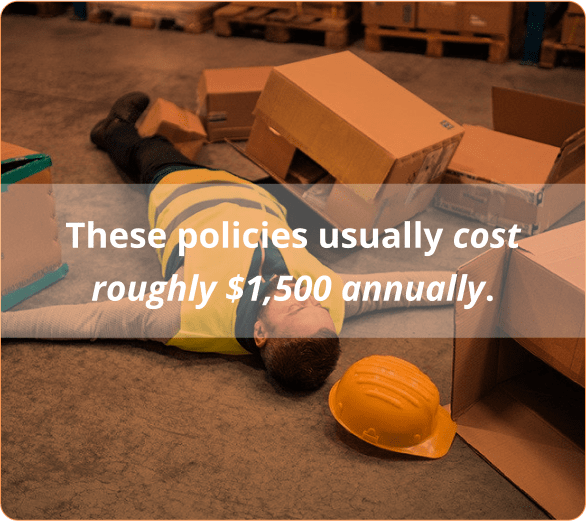 infographic of the cost of workers compensation annually