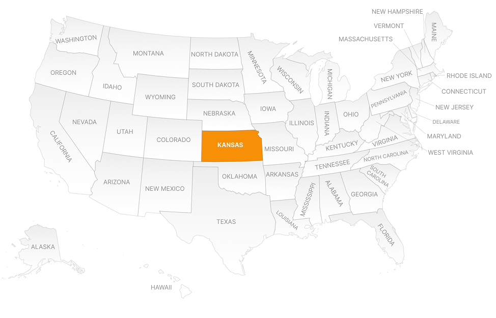 KANSAS MAP