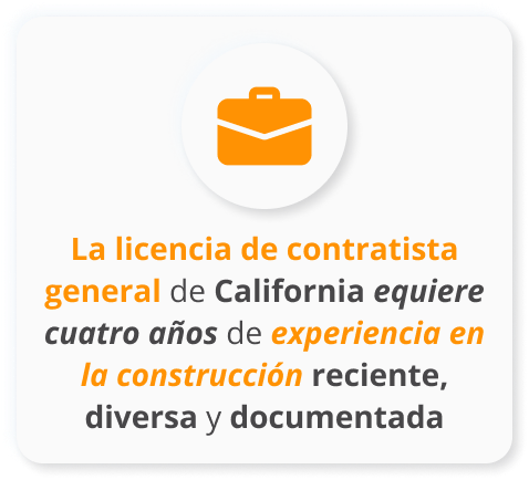 Licencia Contratista General California