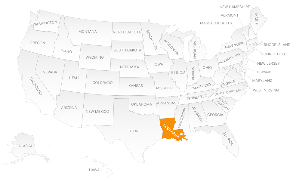 LOUISIANA MAP