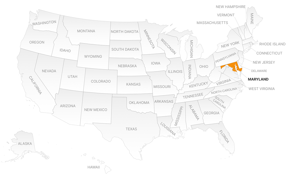 MARYLAND MAP