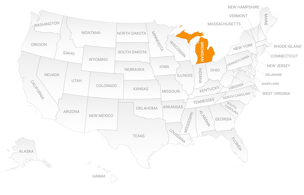 MICHIGAN MAP