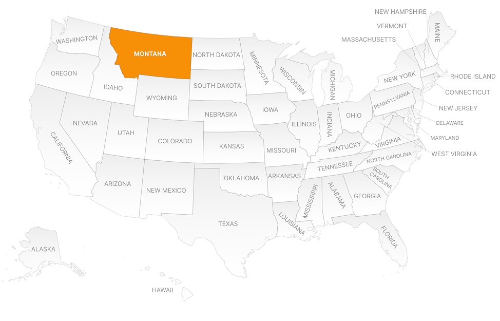MONTANA MAP