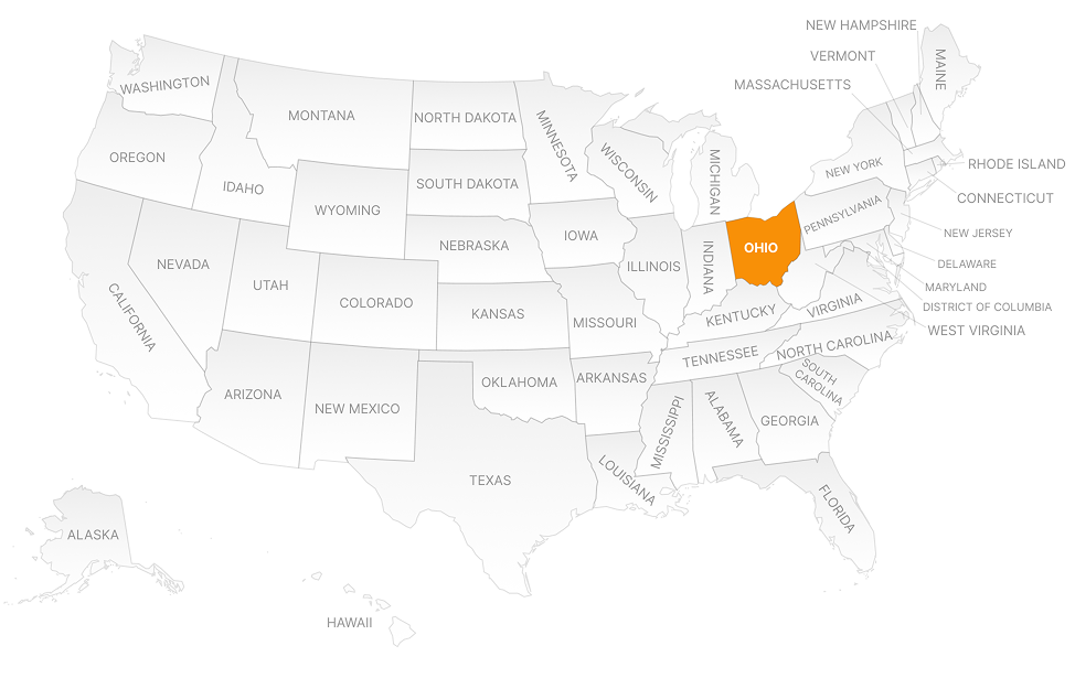 OHIO MAP
