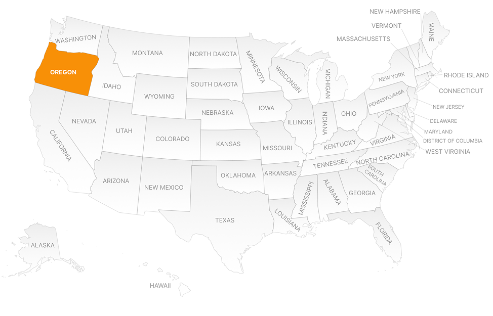 OREGON MAP