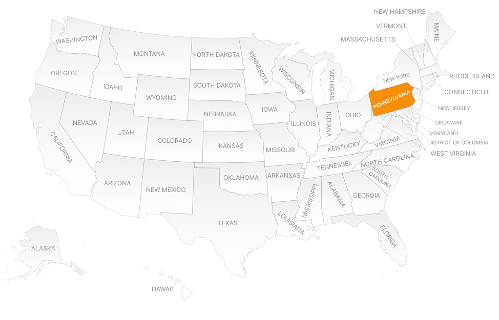 PENNSYLVANIA MAP