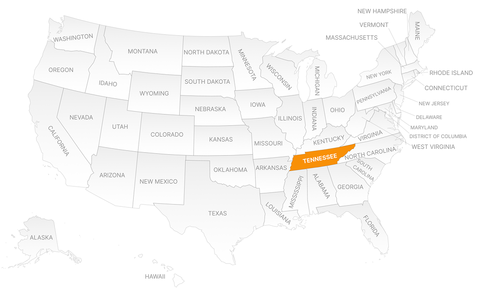 TENNESSEE MAP