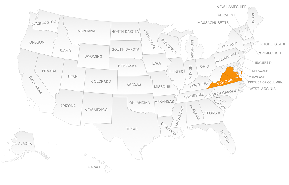 VIRGINIA MAP